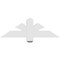 Ekena Millwork Redmond Architectural Grade PVC Gable Bracket, 36"W x 12"H x 4"D x 4"F, 8/12 Pitch GBP036X12X0404RED00 - alternate 5
